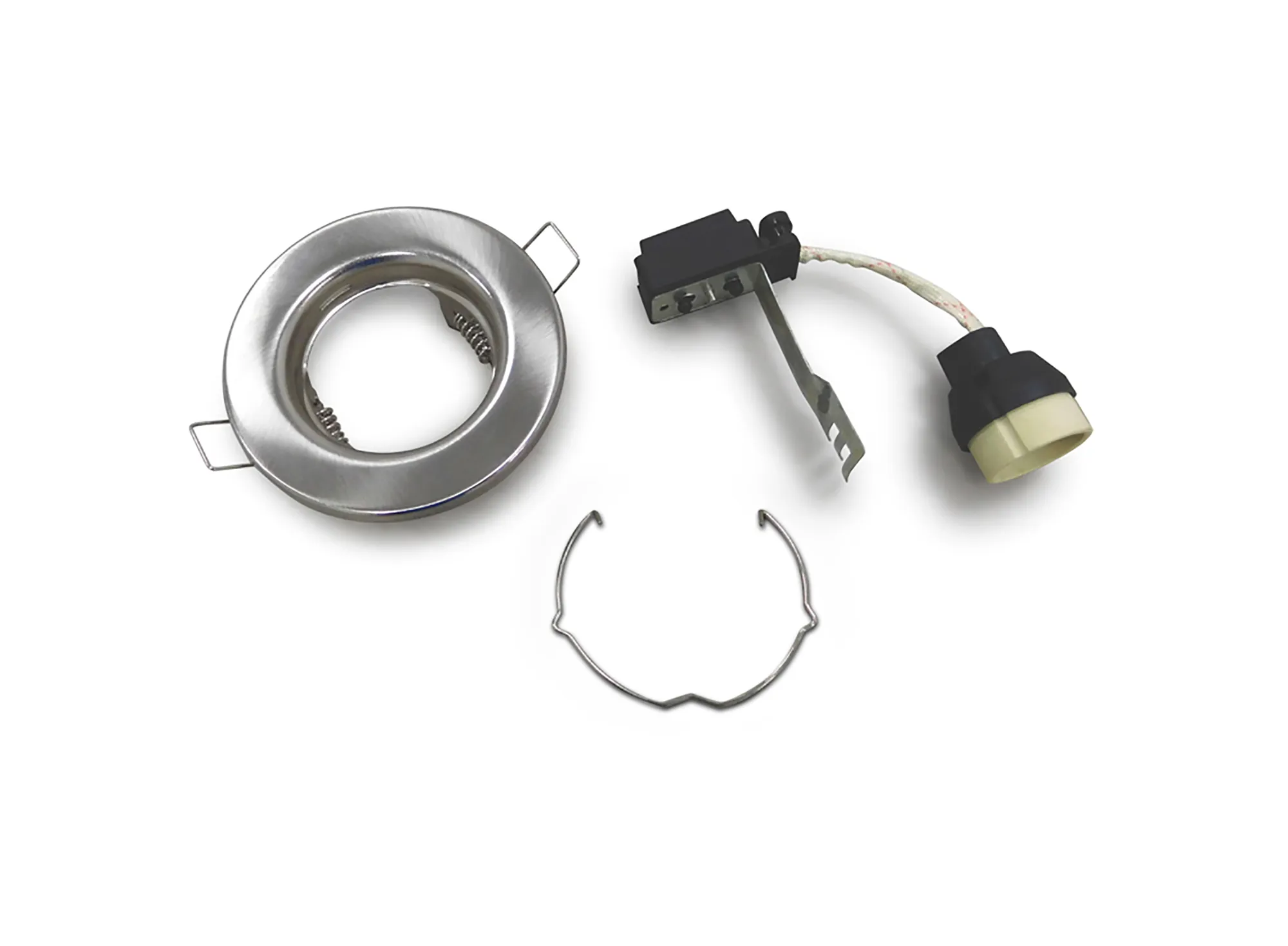 Hudson GU10 Fixed Downlight, Cut Out 60mm Satin Nickel D0037  Deco Hudson